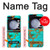 S2688 Aqua Copper Turquoise Graphic Gemme Etui Coque Housse pour Samsung Galaxy Z Flip 5