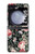 S2727 Motif Rose millésimé Etui Coque Housse pour Samsung Galaxy Z Flip 5