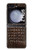 S2850 Imprimé alligator marron Peau graphique Etui Coque Housse pour Samsung Galaxy Z Flip 5