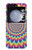 S3162 psychédélique coloré Etui Coque Housse pour Samsung Galaxy Z Flip 5