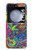 S3255 Motif Art coloré Etui Coque Housse pour Samsung Galaxy Z Flip 5