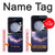 S3324 Croissant de lune Galaxie Etui Coque Housse pour Samsung Galaxy Z Flip 5