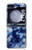 S3439 Tissu Indigo Tie Dye Etui Coque Housse pour Samsung Galaxy Z Flip 5