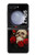 S3753 Roses de crâne gothique sombre Etui Coque Housse pour Samsung Galaxy Z Flip 5