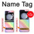 S3810 Vague d'été licorne pastel Etui Coque Housse pour Samsung Galaxy Z Flip 5