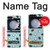 S3860 Motif à pois de noix de coco Etui Coque Housse pour Samsung Galaxy Z Flip 5