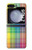 S3942 Tartan à carreaux arc-en-ciel LGBTQ Etui Coque Housse pour Samsung Galaxy Z Flip 5