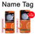 S3946 Motif orange sans couture Etui Coque Housse pour Samsung Galaxy Z Flip 5