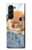 S0242 Lapin mignon Etui Coque Housse pour Samsung Galaxy Z Fold 5
