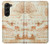 S0566 Dessin technique Da Vinci Etui Coque Housse pour Samsung Galaxy Z Fold 5