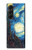 S0582 Van Gogh Starry Nights Etui Coque Housse pour Samsung Galaxy Z Fold 5