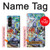 S0588 mur de graffiti Etui Coque Housse pour Samsung Galaxy Z Fold 5