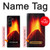 S0745 Volcan Lave Etui Coque Housse pour Samsung Galaxy Z Fold 5