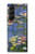 S0997 Claude Monet Nymphéas Etui Coque Housse pour Samsung Galaxy Z Fold 5