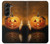 S1083 Citrouille araignée bougies Halloween Etui Coque Housse pour Samsung Galaxy Z Fold 5