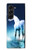 S1130 licorne Cheval Etui Coque Housse pour Samsung Galaxy Z Fold 5