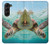 S1377 Océan tortue de mer Etui Coque Housse pour Samsung Galaxy Z Fold 5