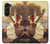 S1420 Saraswati déesse hindoue Etui Coque Housse pour Samsung Galaxy Z Fold 5