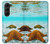 S1679 Étoile de mer plage de la mer Etui Coque Housse pour Samsung Galaxy Z Fold 5