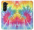 S1697 Tie Dye coloré imprimé graphique Etui Coque Housse pour Samsung Galaxy Z Fold 5