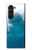 S1801 Béluga Sourire baleine Etui Coque Housse pour Samsung Galaxy Z Fold 5