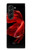 S2092 Rouge Poisson Combattant Etui Coque Housse pour Samsung Galaxy Z Fold 5