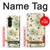 S2179 Motif Fleur Floral Art Millésime Etui Coque Housse pour Samsung Galaxy Z Fold 5