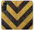 S2231 Noir et Jaune Ligne de risque rayé Etui Coque Housse pour Samsung Galaxy Z Fold 5