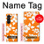 S2245 Hawai Hibiscus Motif orange Etui Coque Housse pour Samsung Galaxy Z Fold 5