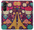 S2353 Paris Dessin Motif de Millésime Etui Coque Housse pour Samsung Galaxy Z Fold 5
