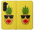 S2443 Baiser drôle d'ananas Lunettes de soleil Etui Coque Housse pour Samsung Galaxy Z Fold 5