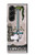 S2482 Carte de tarot As des épées Etui Coque Housse pour Samsung Galaxy Z Fold 5