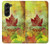 S2523 Canada Feuille d'érable d'automne Etui Coque Housse pour Samsung Galaxy Z Fold 5