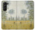 S2682 Claude Monet Champs Au printemps Etui Coque Housse pour Samsung Galaxy Z Fold 5
