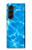 S2788 Bleu Piscine d'eau Etui Coque Housse pour Samsung Galaxy Z Fold 5