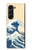 S2790 Hokusai Sous la vague au large de Kanagawa Etui Coque Housse pour Samsung Galaxy Z Fold 5