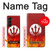 S2803 Feu Rouge Diable Lance Symbole Etui Coque Housse pour Samsung Galaxy Z Fold 5