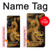S2804 Dragon d'or imprimé chinois Etui Coque Housse pour Samsung Galaxy Z Fold 5