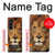 S2870 Lion Roi des Bêtes Etui Coque Housse pour Samsung Galaxy Z Fold 5