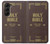 S2889 Holy Bible King James Version Couverture Etui Coque Housse pour Samsung Galaxy Z Fold 5