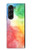 S2945 Aquarelle colorée Etui Coque Housse pour Samsung Galaxy Z Fold 5
