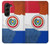 S3017 Paraguay Drapeau Etui Coque Housse pour Samsung Galaxy Z Fold 5