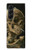 S3358 Vincent Van Gogh Skeleton cigarette Etui Coque Housse pour Samsung Galaxy Z Fold 5