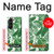 S3457 Papier Palm Monstera Etui Coque Housse pour Samsung Galaxy Z Fold 5
