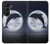 S3510 Dauphin Lune Nuit Etui Coque Housse pour Samsung Galaxy Z Fold 5