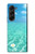 S3720 Summer Ocean Beach Etui Coque Housse pour Samsung Galaxy Z Fold 5