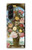 S3749 Vase de fleurs Etui Coque Housse pour Samsung Galaxy Z Fold 5