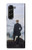 S3789 Wanderer above the Sea of Fog Etui Coque Housse pour Samsung Galaxy Z Fold 5