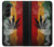 S3890 Drapeau Rasta Reggae Fumée Etui Coque Housse pour Samsung Galaxy Z Fold 5