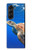 S3898 Tortue de mer Etui Coque Housse pour Samsung Galaxy Z Fold 5